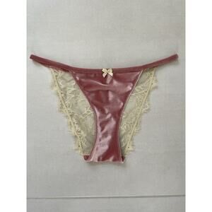 Skims Panties Velvet Lace Terracotta Semi Sheer Lingerie Intimates